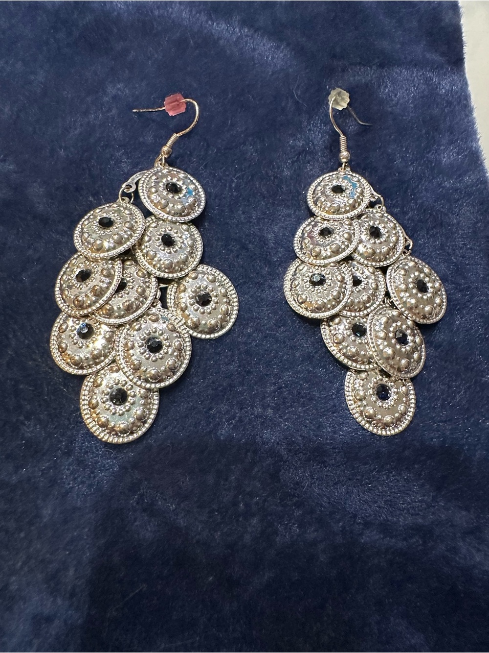 Silver-Tone Filigree Cascade Drop Earrings - Women Jewelry